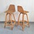 Vintage Rattan and Bamboo Bar Stools by Dirk van Sliedgert, 1950s, Set of 2 For Sale - Image 14 of 15