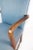 1940s Mahogany and Light Blue Fabric Armchair by Fritz Hansen For Sale - Image 5 of 12