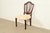 English Baker Furniture Historic Charleston Federal Mahogany Shield Back Side Chair or Dining Chair For Sale - Image 3 of 13