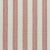 Sample - Schumacher X Vogue Living Horst Stripe Fabric in Rose For Sale