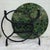 Metal 32" Moroccan Round Mosaic Table, Tamegrout Green Bejmat Style / Squares For Sale - Image 7 of 7