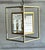 Gold Vintage Contemporary Double Frame Lantern For Sale - Image 8 of 9