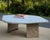 Postmodern Vintage 1980s Postmodern Biomorphic Gray Fossiliferous Limestone Coffee Table For Sale - Image 3 of 7
