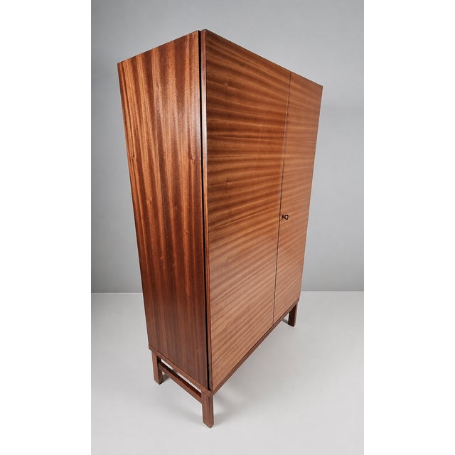 Vintage Wardrobe in Beech, 1970s For Sale - Image 9 of 12