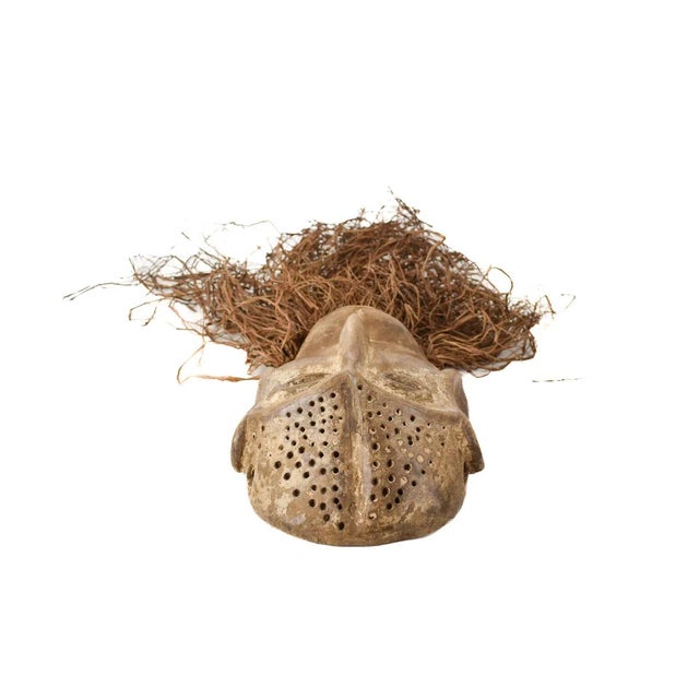 Brown Early 20th Century Lega Bearded Mask For Sale - Image 8 of 8