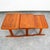 1960s Mid Century Danish Modern Nesting Tables Solid Teak Set 3 Denmark Sled MCM Wood For Sale - Image 5 of 12