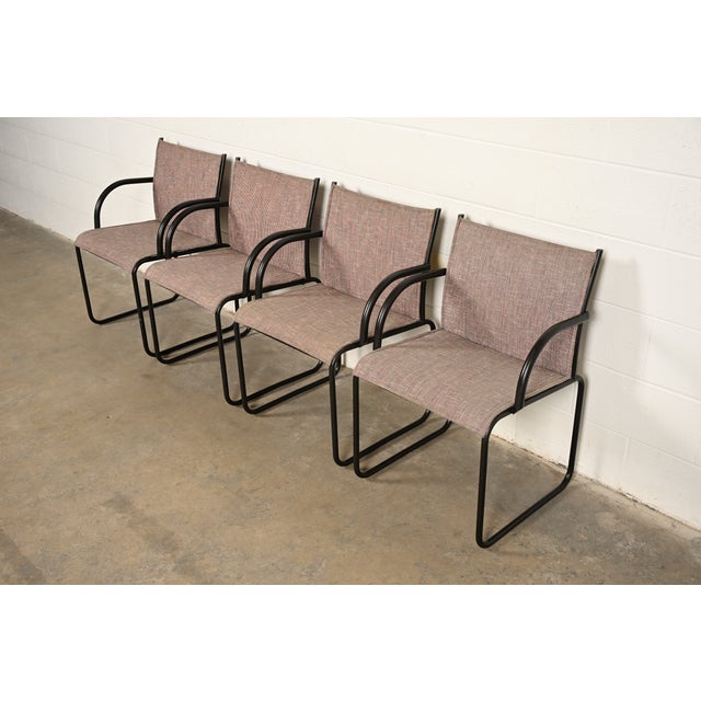 Knoll Richard Schultz for Knoll Modern Model 1407 Armchairs, Set of Four For Sale - Image 4 of 14