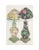 Porcelain Lamps'' is an original watercolor drawing on ivory-colorated paper by realized in 1880ca. by Anonymous Artist of...