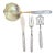 Antique French Sterling Serving Utensils, Set of 4 For Sale