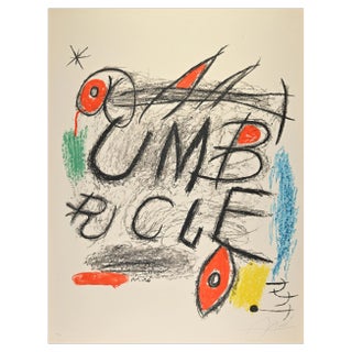 Joan Miró, Umbracle, Lithograph, 1973 For Sale