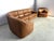 1970s Mid-Century Brown Leather Modular Sofa, 1970s, Set of 6 For Sale - Image 5 of 11