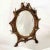 Fantastic FAUX Antler Table Mirror with a Beveled Edge. Amazingly realistic rendition of Antlers in a “ Troimp Loite “...