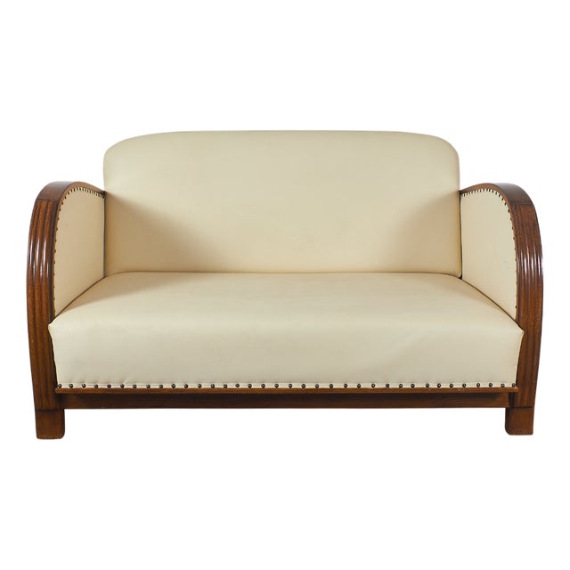 Vintage Italian Two-Seater Sofa, 1940s For Sale