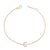 Immerse yourself in the understated elegance of this 10K yellow gold bracelet, for an enrapturing shimmer that captures...