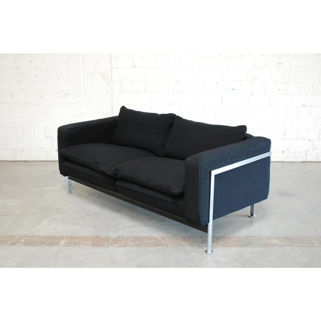 Black Set of RH 302 Seating Group by Robert Haussmann for Hans Kaufeld For Sale - Image 8 of 18