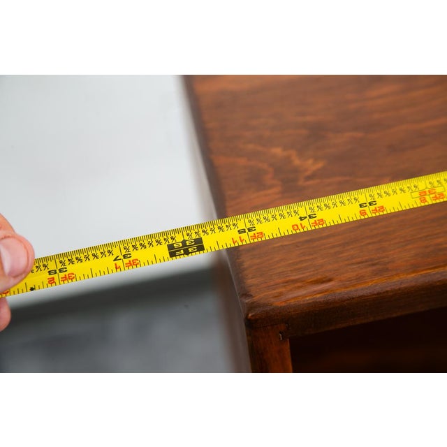 1960s Vintage Bookshelf Compact Solid Wood Adjustable Shelf For Sale - Image 5 of 11