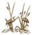 Brass Wall Decoration Herons in the Reeds, West Germany, 1970s For Sale