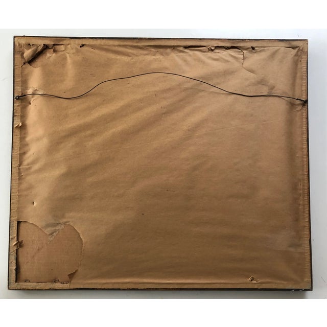 Vintage Watercolor Painting Pastoral Landscape 70s For Sale In New York - Image 6 of 7