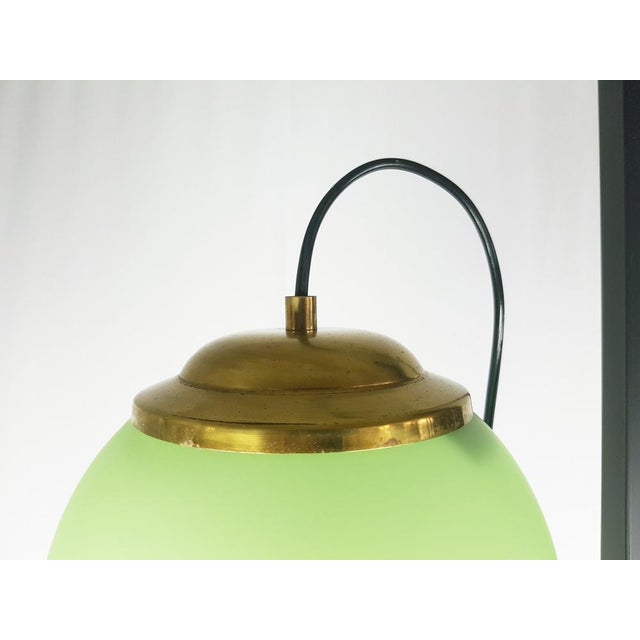 Black Black Metal and Brass Floor Lamp from Stilnovo, 1950s For Sale - Image 8 of 15