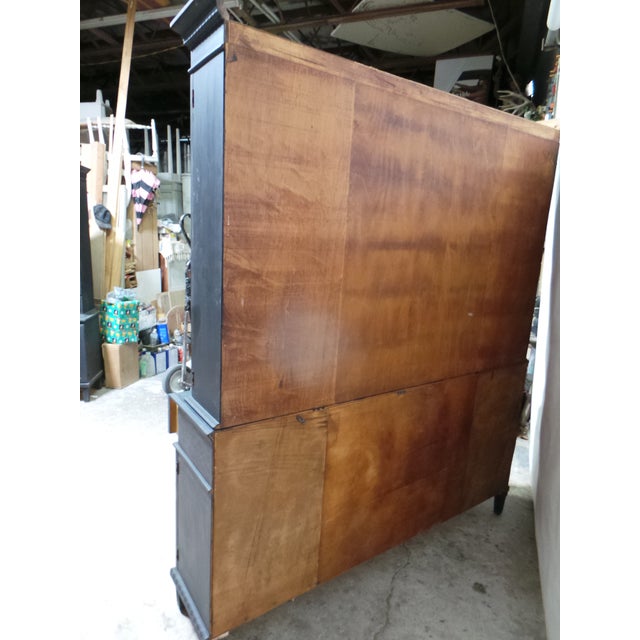 1950s Gustavian Style 4 Glass Door Display Case For Sale - Image 16 of 16