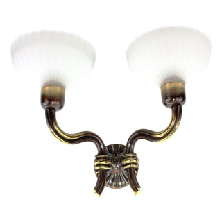 Wall Lamp by Hugo Gorge for Eduard Schmelz, 1930s For Sale
