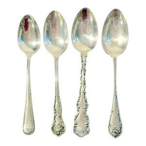 Collection of Antique Sterling Tablespoons- Set of 4