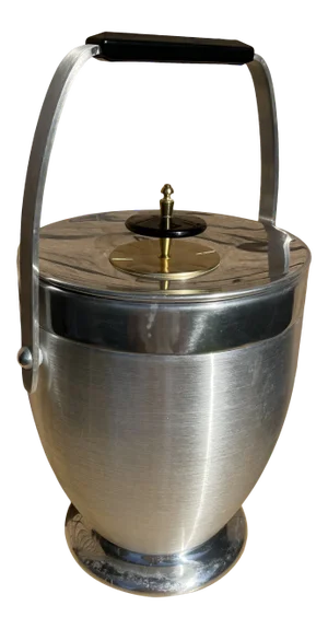 Mid-Century Modern Chrome Ice Bucket