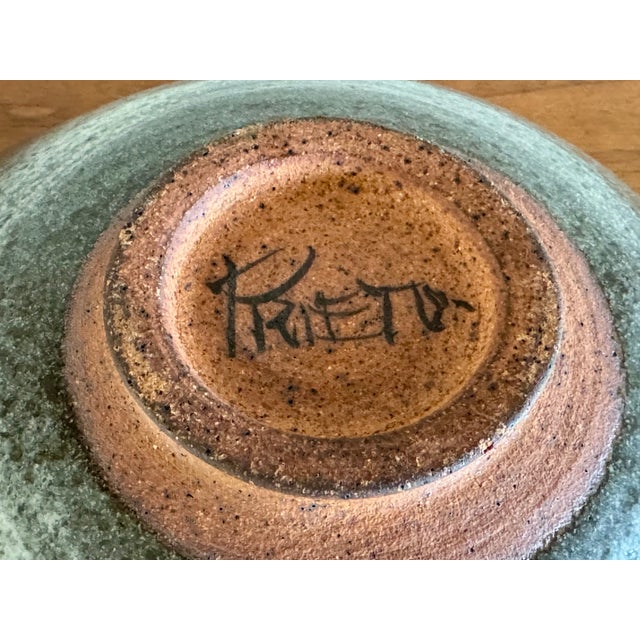 Antonio Prieto 1960’s Antonio Prieto Glazed Ceramic Bowl For Sale - Image 4 of 12