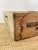 Wood Vintage / Antique Rustic Farmhouse Style Wood Vegetable Shipping Crate Box For Sale - Image 7 of 8