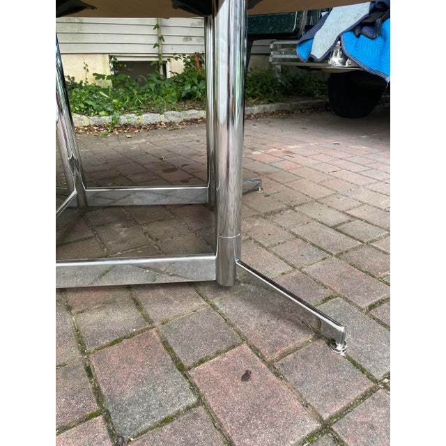 Wood Knoll Mid Century Modern Conference Dining Table For Sale - Image 7 of 13