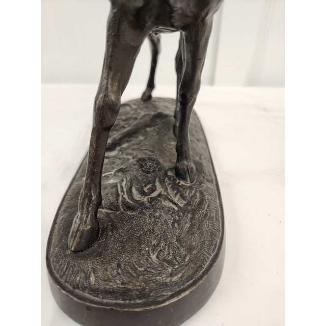 Early 20th Century Early 20th Century Fabulous Elk Statue For Sale - Image 5 of 14