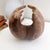Coffee Rare Vintage Hand Carved Wooden Hands Bowl / Art Sculpture / Primitive Wood Centerpiece For Sale - Image 8 of 8