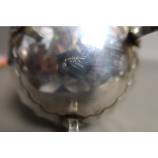 Selfish Silver Coffee Pot from Cardeilhac Company, Paris For Sale - Image 13 of 14