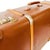 Brown Antique Brocante Nubuck Leather Trunk, 1920s For Sale - Image 8 of 10