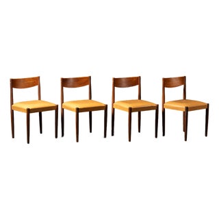Set of Four Danish Modern Chairs by Poul Volther for Frem Rojle For Sale