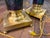 1980s "Galaxy" Brass Floor Lamps - a Pair For Sale - Image 4 of 10