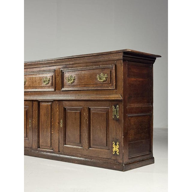 English Oak Sideboard, 1720s For Sale - Image 11 of 18