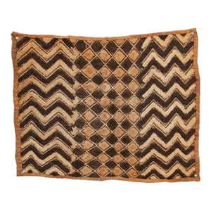 Mbuti Mosaic African Kuba Cloth Panel