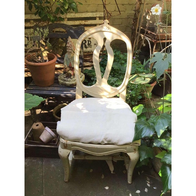 Swedish Painted Provincial Gustavian Chairs, 1800s, Set of 6 For Sale - Image 13 of 15