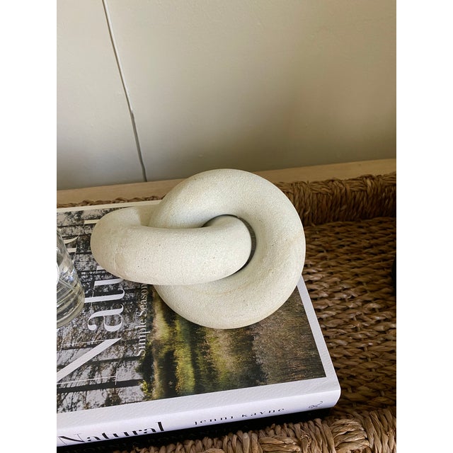 Limestone Knot Figurine Chairish