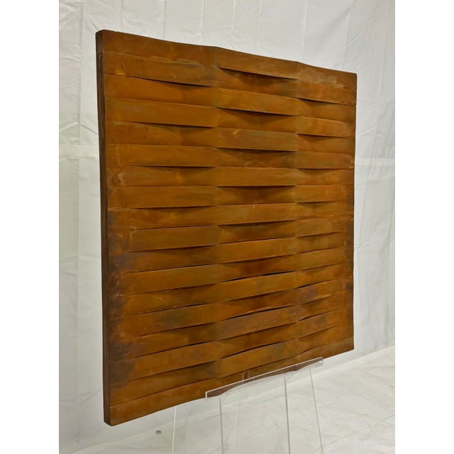 Wood John Baughman Weave Series Wall Sculpture Brutalist Wood Art Panel 2010 For Sale - Image 7 of 18