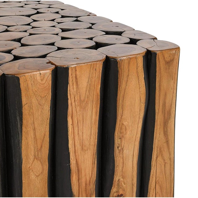 Contemporary Square Lodge Coffee Table For Sale - Image 3 of 3
