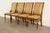 French Karges French Regency Louis XVI Carved Walnut and Gold Gilt Dining Chairs | Set of Four For Sale - Image 3 of 14