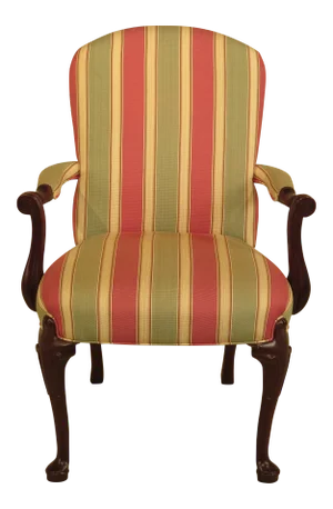 Hancock & Moore Audley Striped Mahogany Armchair