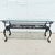 Vintage 19th Century French Wrought Iron Indoor/Outdoor Coffee Table With 1" Thick Table Top Glass For Sale - Image 9 of 18