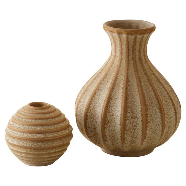 Vintage Vases by Ewald Dahlskog, 1930s, Set of 2 For Sale - Image 10 of 10