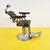 Metal Vintage Metal Barber Stool, 1950s For Sale - Image 7 of 10