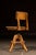 Antique Adjustable Wooden Swivel Drafting Stool For Sale In Chicago - Image 6 of 6
