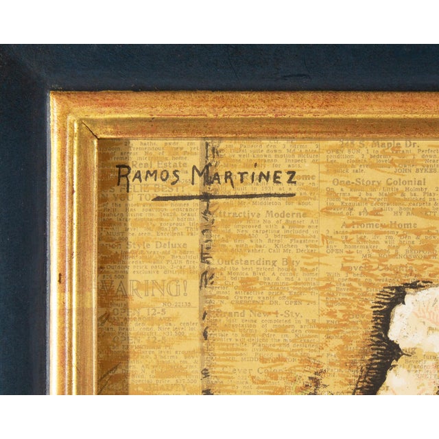 Printmaking Materials “Flores” Serigraph Print by Alfredo Ramon Martinez For Sale - Image 7 of 8