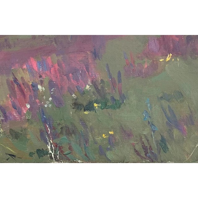 Rural Landscape Painting, Ukrainian Impressionism, Sokolovsky, 1970s 35-53 For Sale - Image 6 of 6